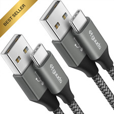 etguuds 2 Pack USB to USB C Cable 2ft USB A to Type C Fast Charger Cord 2 Pcs picture