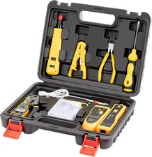 Network Tool kit, RJ45 Crimp Tool kit Pass Through Crimper Cat6 Cat5 Cat5e picture