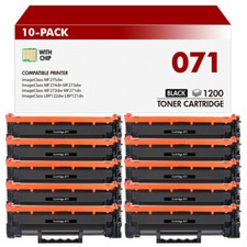 10x CRG-071 Toner Cartridge for Canon 071 imageCLASS Mf273dw MF272dw LBP121dn picture