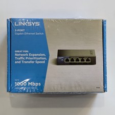Linksys 5-Port Metal Gigabit Ethernet Network Switch - SE3005. Never opened. picture