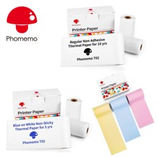 Sticker / Non-Adhesive Label Long-Lasting Thermal Paper for Phomemo T02 Printer picture