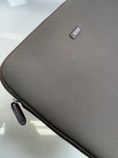 Tumi Laptop Sleeve T-Pass Neoprene Business Class Zipper Top Brown picture