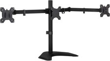 Mount-It Triple Monitor Stand for Desk, 3 Monitor Mount Fits 13