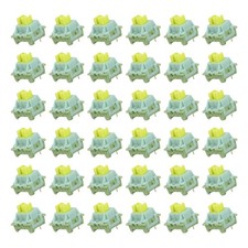 36pcs Light Blue Keyboard Switches 3-Pin 35gf Linear Keyboard Switch Replacement picture