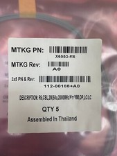 LOT OF 5  NetApp X6553-R6 CBL 2M 50u LC/LC OP Fibre Optical Cable 112-00188+A0 picture