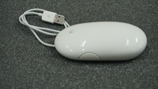 Genuine Apple Mighty A1152 Wire USB Optical Mouse, White, 20