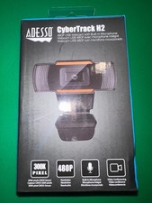Adesso CyberTrack H2 480p HD Webcam, built in microphone, USB Webcam-UK picture