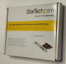 StarTech 2 Port SuperSpeed USB 3.0 PCI Express Card w/ SATA Power (PEXUSB3S22) picture