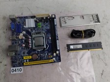 Foxconn H61MD Motherboard w/i3-3240, 8GB RAM, 2x SATA Cables & IO Sheild picture