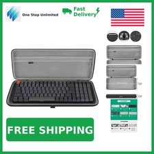 Geekria 96% Mechanical Keyboard Hard Shell Travel Case, Dark Gray picture