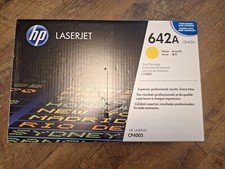Genuine HP 642A Yellow CP4005 Toner Cartridge CB402A picture
