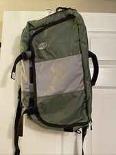 Timbuk2 Messenger Bag / Backpack Green/Grey EUC See Photos picture