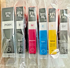 6Pk PGI270XL CLI271XL Ink for Canon PIXMA (See Models Below) EXP DATE 28/11/2028 picture