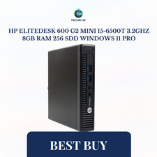 HP EliteDesk 600 G2 Mini i5-6500T 3.2GHz 8GB RAM 256 SDD windows 11 pro picture