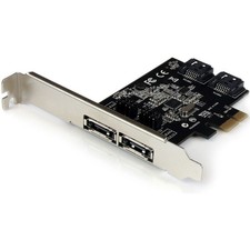 StarTech 2 Port PCI Express SATA 6 Gbps eSATA Controller Card - Dual Port PCIe picture
