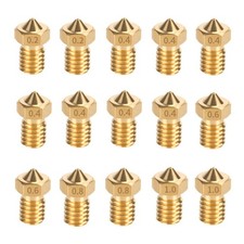 15PCS Brass Nozzles Kit for Anycubic Kobra, 3D Printer 7PCS 0.4mm Nozzles and... picture