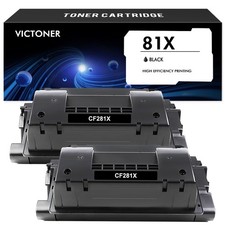 2PK CF281X Black Toner cartridge For HP 81X LaserJet Enterprise M605n M606x 25K picture
