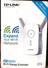 NEW TP-LINK AC1200 WiFi Range Extender Model RE3500 picture