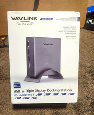 Wavlink WL-UMD29 Pro USB-C Triple Display Docking Station HDMI DP Gray picture