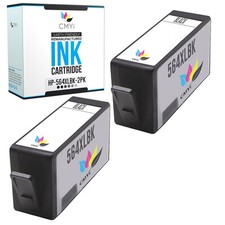 2 PK Ink Cartridges for HP 564XL Black Cartridge Deskjet Photosmart Officejet picture