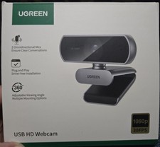 UGREEN USB Webcam 1080P HD 2K Dual Microphones For Laptop PC Youtube Zoom Video picture
