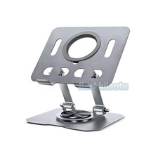 Black & Silver Slip-On Tablet Holder premium aluminum alloy For multiple devices picture