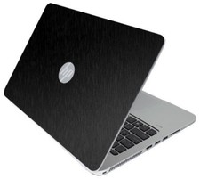 BLACK BRUSHED TEXTURED Vinyl Lid Skin Cover fits HP Elitebook 850 G3 Laptop picture