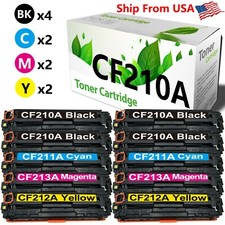 10PK CF210A-3A Toner Cartridge replace for Color MFP M276nw M251nw M251n picture