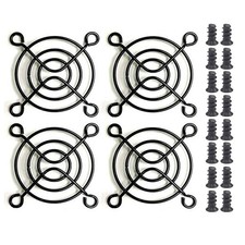 4pcs 50mm Fan Grill 50mm Guard Black With Screws black 50mm picture