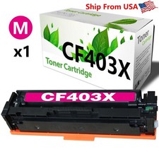1-Pack of Magenta Toner Cartridge CF403X work for Pro MFP M277dw Printers picture