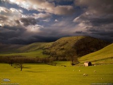 Landscape sky hills national geographic Custom Gaming Mat Desk picture