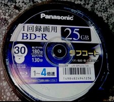 Panasonic Blank Blu Ray BD-R Disc - 25GB 30 Pack Bluray Recordable DVD-RW Disk picture