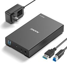 MAIWO External Hard Drive Enclosure for 2.5 3.5 Inch SATA HDD/SSD, USB 3.0 Ha... picture