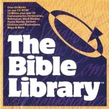 The Bible Library 3.0 SE PC CD study concordances commentaries parallel verses + picture