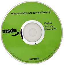 AUTHENTIC NEW RARE Microsoft Windows NT 4.0 Service Packs 6 picture