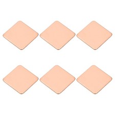 6 Pcs Heatsink Copper Pad Shim IC Chipset GPU Thermal Heatsink (20x20x1mm) picture