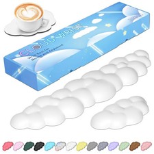 Upgrade Leather Cloud Wrist Rest for Keyboard and & Cup Pad picture