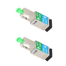 2x SC/APC Male to SC/UPC Female Adapter Converter Fiber Optic Coupler Connector picture