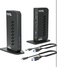 Plugable Dual 1080p HDMI Universal Docking Station for USB-C & USB 3.0 Laptop, 1 picture
