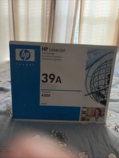 Genuine HP 39A Q1339A Black Toner Cartridge LaserJet 4300 Factory Sealed picture