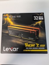 Lexar THOR Z RGB 32GB 2x16GB DDR5 6000 CL38 XMP EXPO Desktop RAM picture