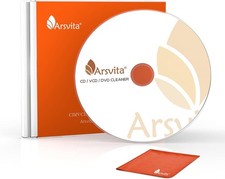 Arsvita CD Laser Lens Cleaner Disc Cleaning Set for CD/VCD/DVD Player, Safe...  picture