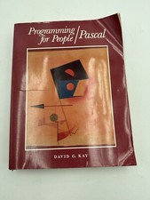 Vintage Programming For People Pascal Book David G. Kay 1985 picture