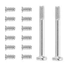 60Pcs (30pcs #6-32x30, 30pcs M5x10) Computer Case Fan Screws Kit for DIY, Silver picture
