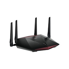 NIGHT HAWK NETGEAR NIGHTHAWK PRO GAMING 6-STREAM WIFI 6 ROUTER -  BLK/RED picture