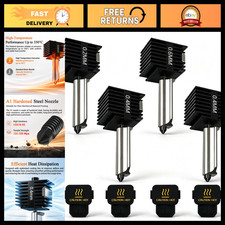 4-Pack Mini Hotend Kit 0.2/0.4/0.6mm for 3D Printers, A1/A2L Nozzle Upgrade picture