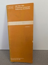 Vintage IBM Mainframe OS/VS2 TSO Command Language Reference Summary Manual 1975 picture