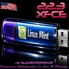 Linux Mint XFCE 22.3 – 64‑bit Bootable USB – SHA256 Verifyed Fast Shipping picture
