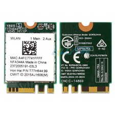 Atheros Qualcomm QCNFA344A - Dual Band 867Mbps 802.11ac WiFi Bluetooth Adapter picture