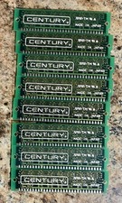 Lot of Eight 1MB 30-pin FPM SIMM memory modules with parity TC511000AJ-80 picture